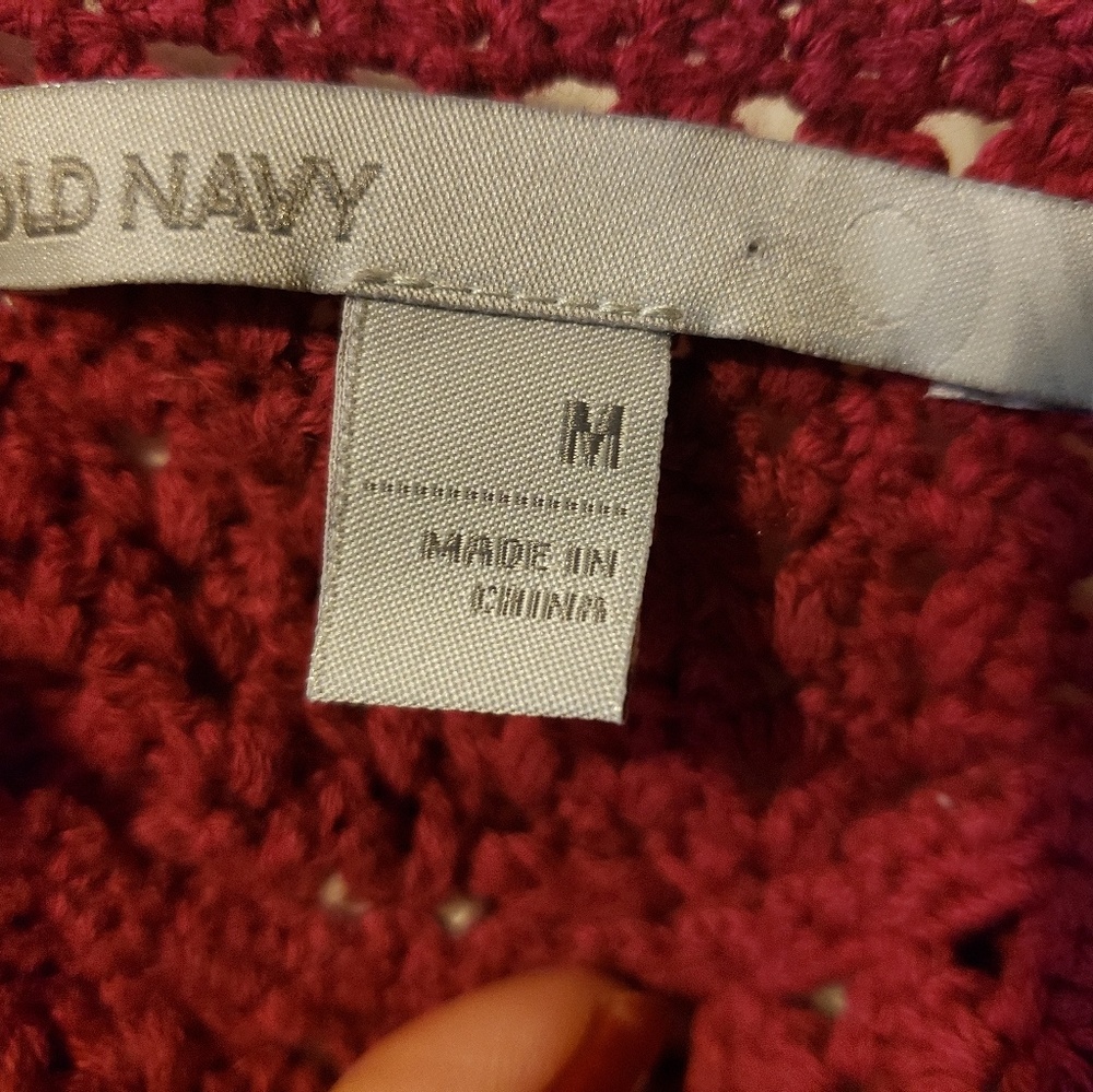 Old Navy Crochet Babydoll Tank Top - Picture 5 of 5
